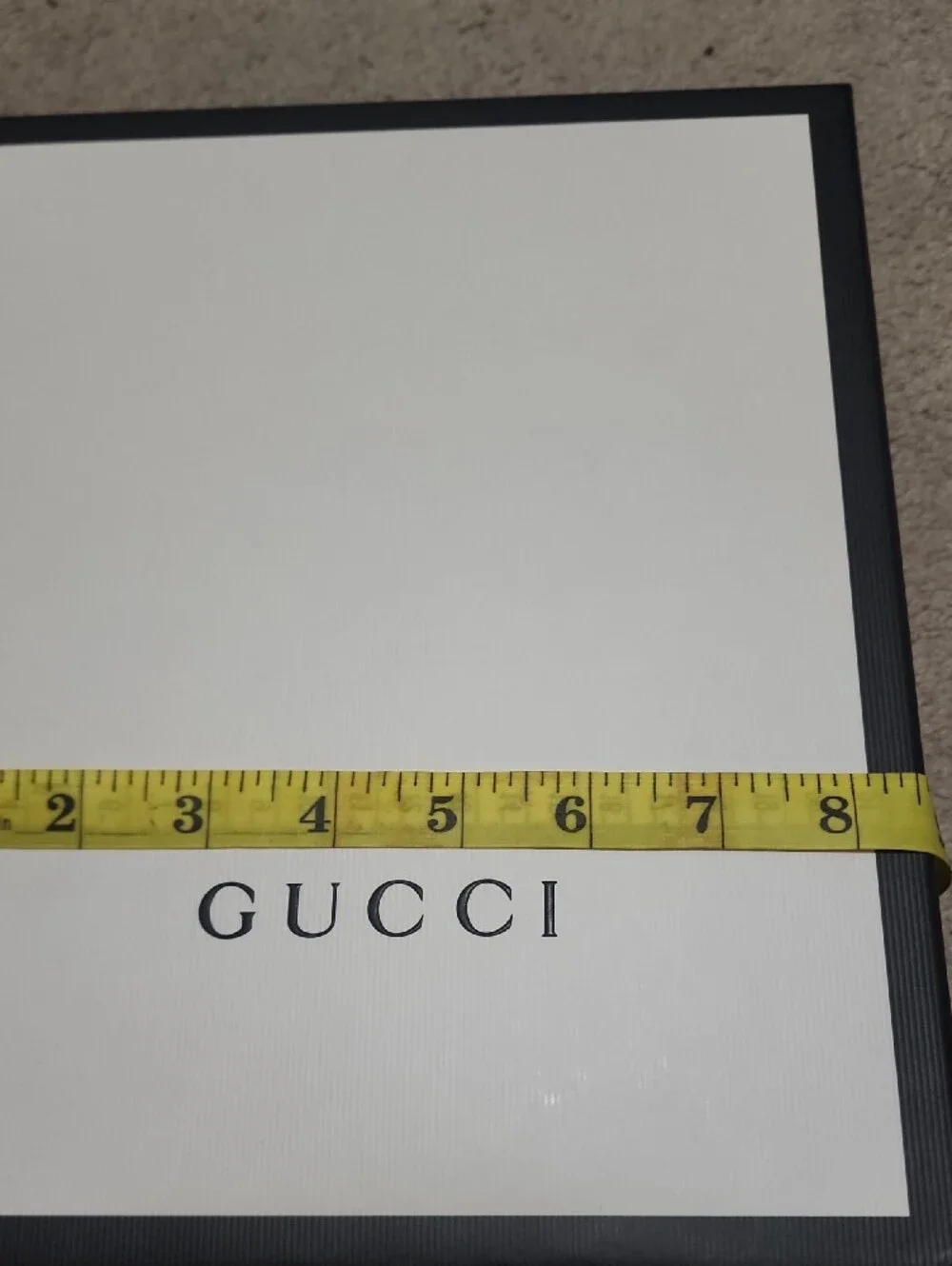 Gucci Empty Gift Box Black White Luxury Designer Storage Packaging